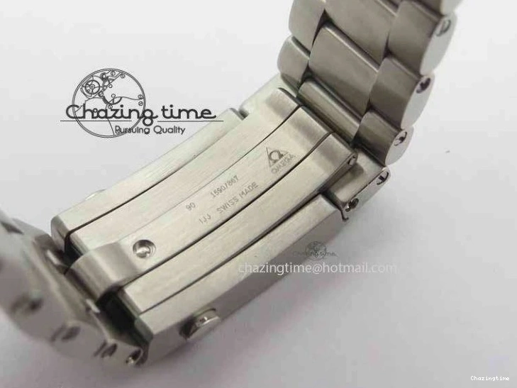 0211 Stretchable Planet Ocean 2016 43.5mm SS OM 1:1 Best Edition Gray Dial On SS Bracelet A 8163